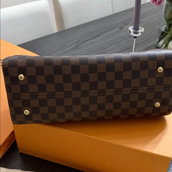 Louis Vuitton Dark Brown Checkered Satchel - Picture 2 of 4